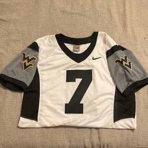 Nike West Virginia Mountaineers Throwback Away Jersey, Noel Devine, #7
